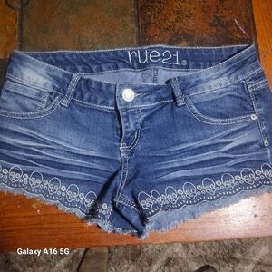 Rue21 Dark Blue Denim Women's Shorts